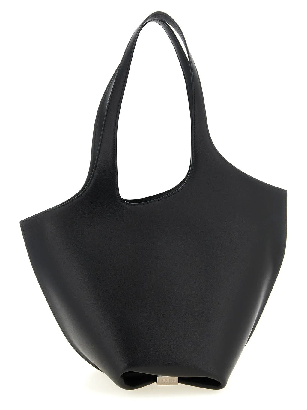 The Attico Black Calfskin Shoulder Bag