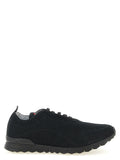 Kiton Black Cotton Athletic Sneakers