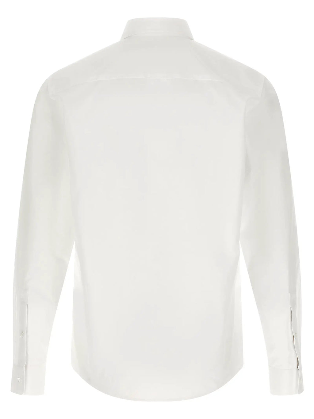 Burberry White Cotton Blouse