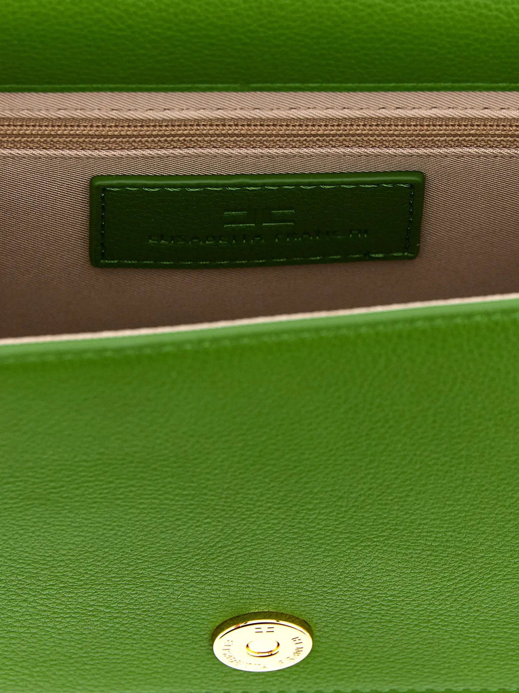 Elisabetta Franchi Bicolor Polyester Crossbody Bag