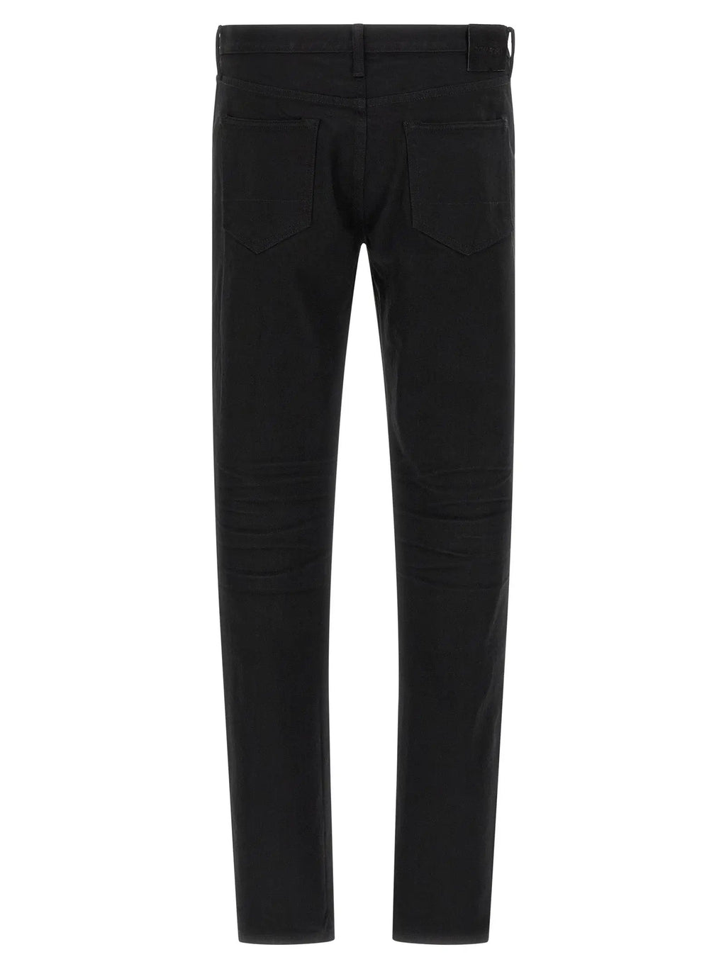 Tom Ford Black Cotton Straight-Leg Jeans