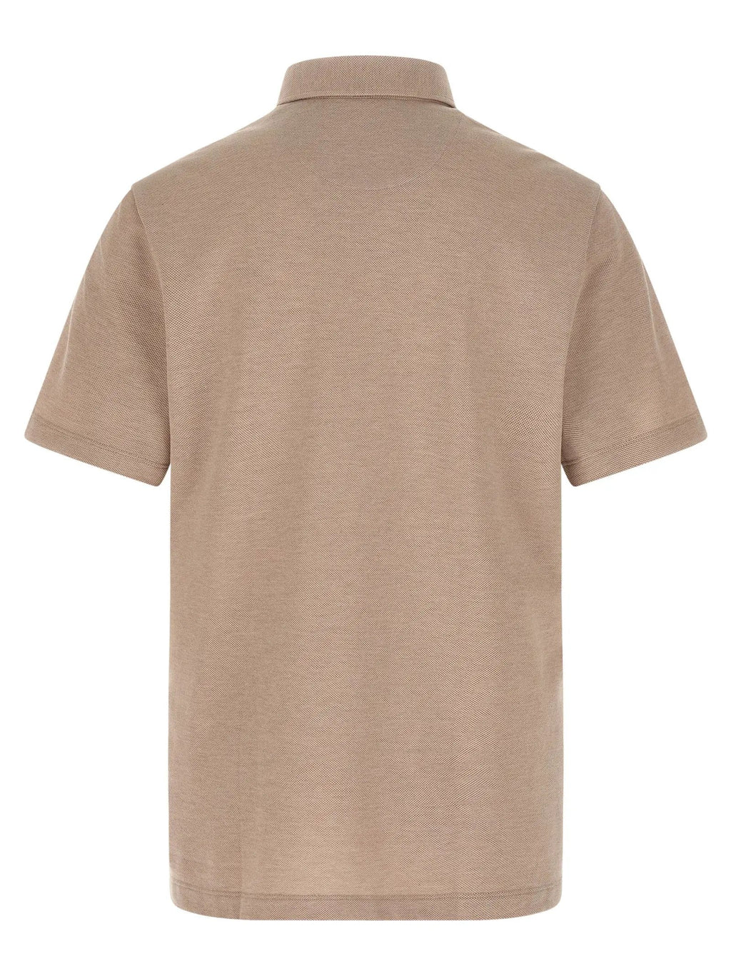 Brioni Beige Cotton Polo Shirt