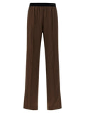 Tom Ford Brown Silk Casual Pants