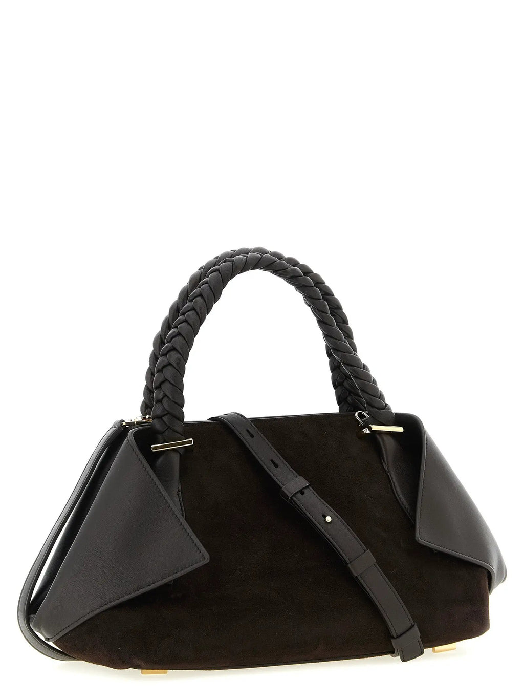 Ferragamo Brown Goatskin Handbag