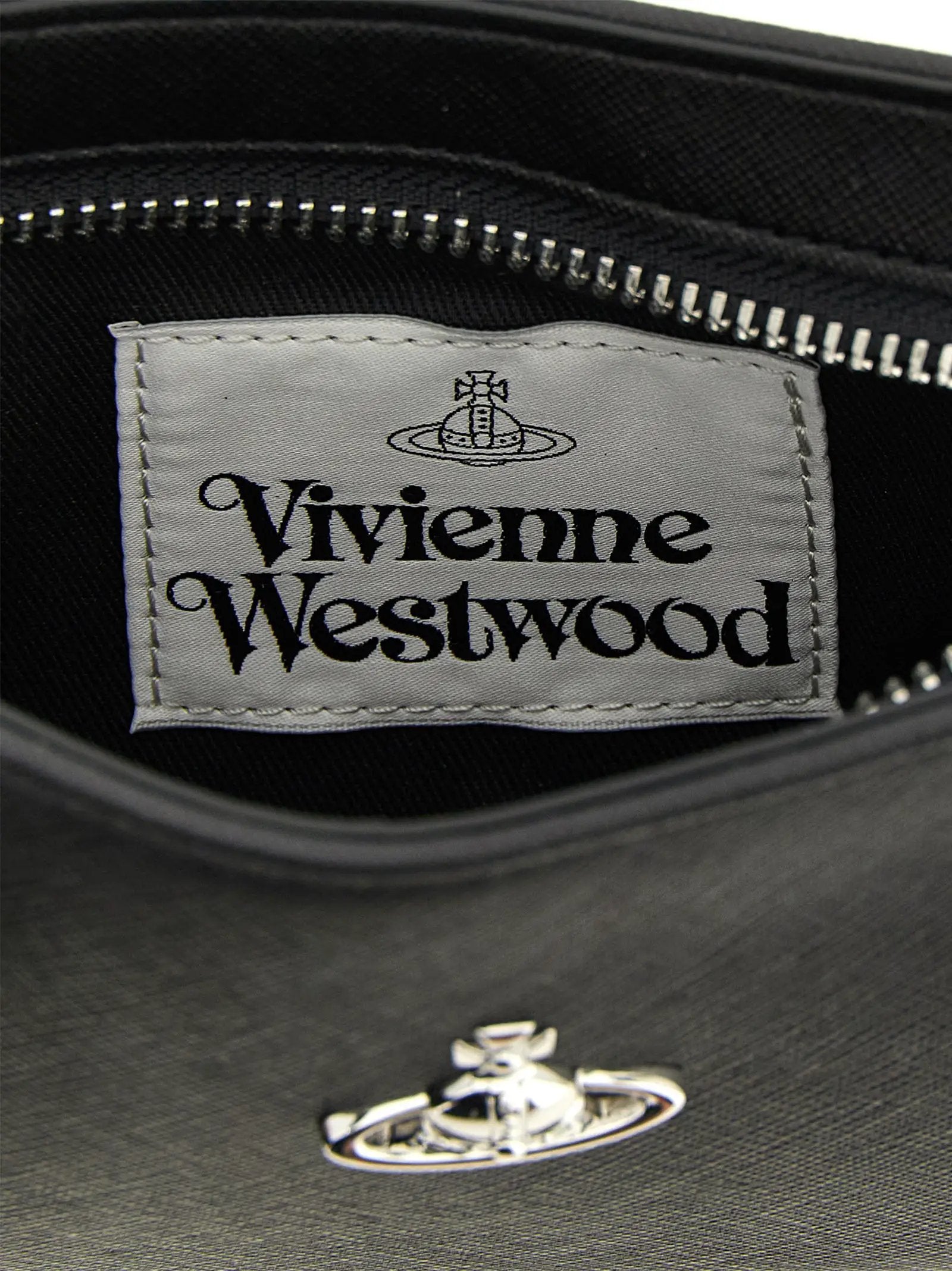 Vivienne Westwood Black Polyethylene Shoulder Bag
