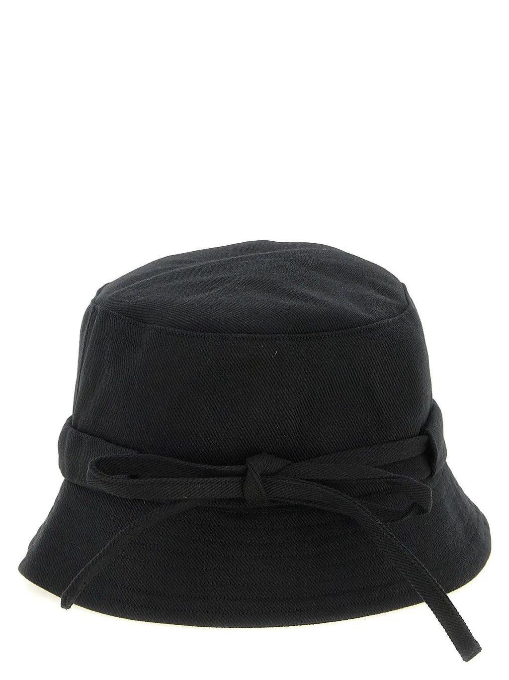 Jacquemus Black Cotton Bucket Hat