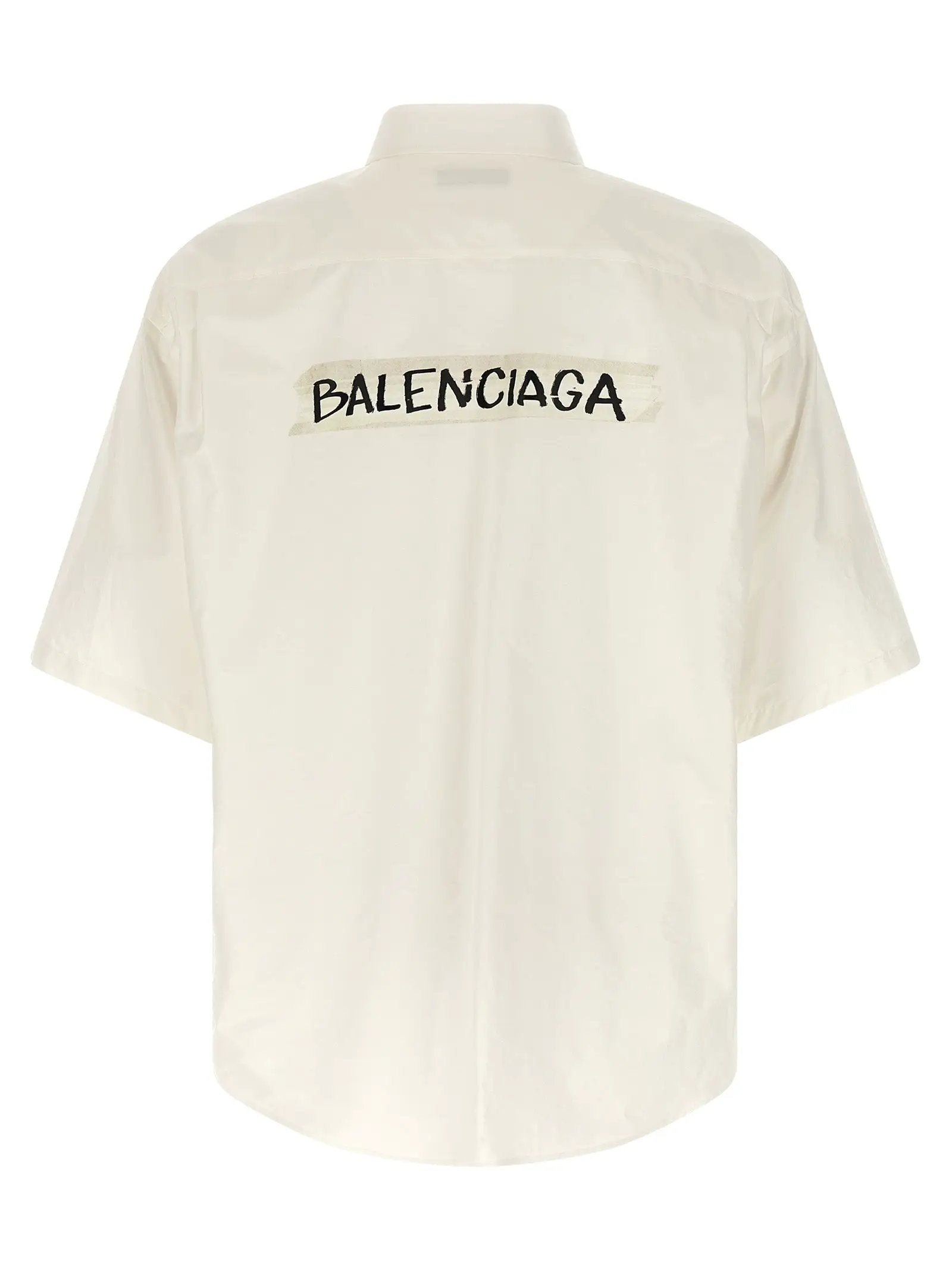 Balenciaga White Cotton Blouse