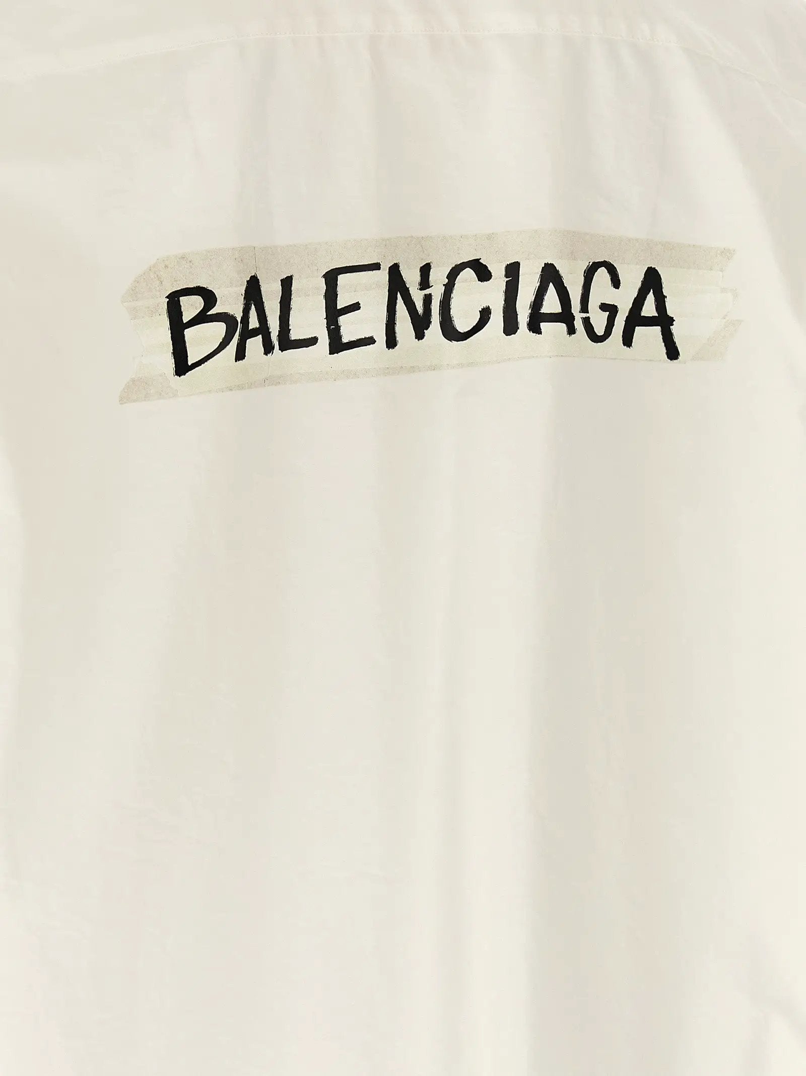 Balenciaga White Cotton Blouse