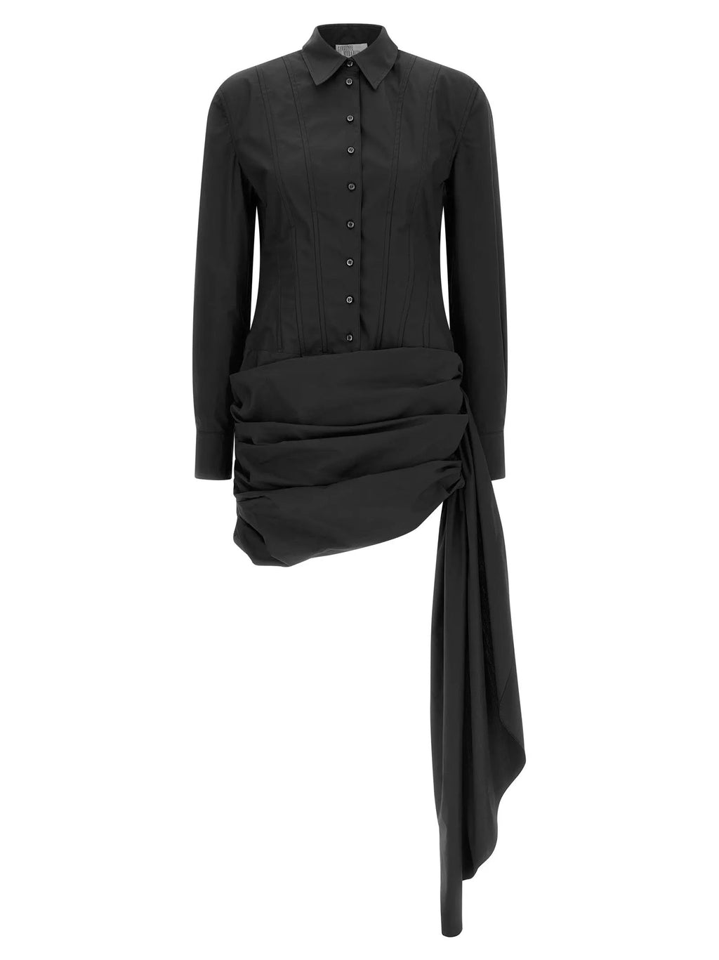 Giuseppe Di Morabito Giuseppe Di Morabito Black Cotton Short Dress