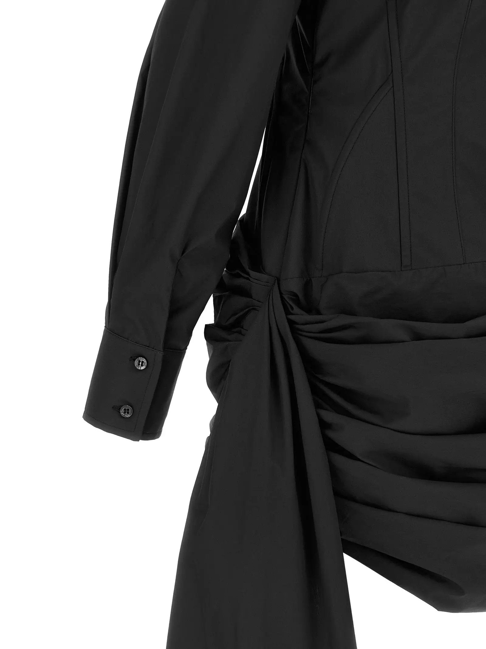 Giuseppe Di Morabito Giuseppe Di Morabito Black Cotton Short Dress
