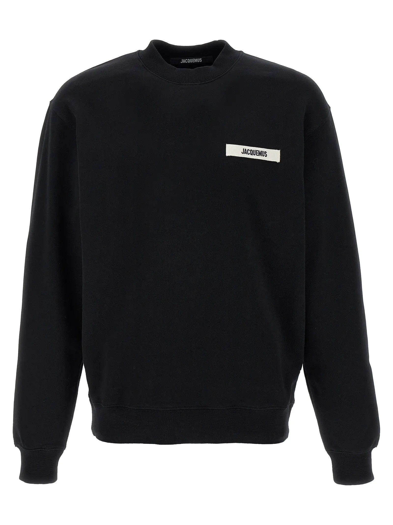 Jacquemus Black Cotton Sweatshirt