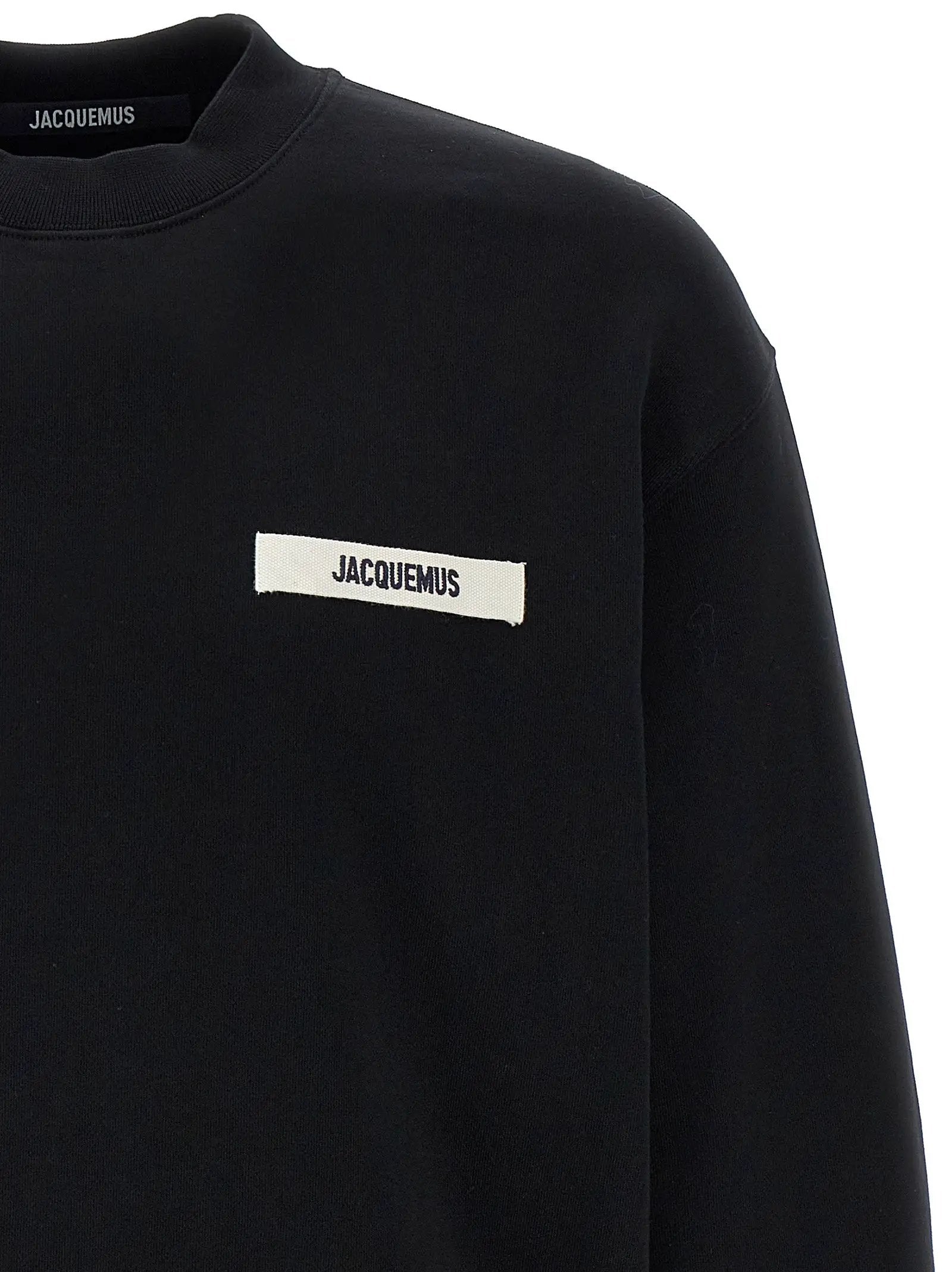 Jacquemus Black Cotton Sweatshirt