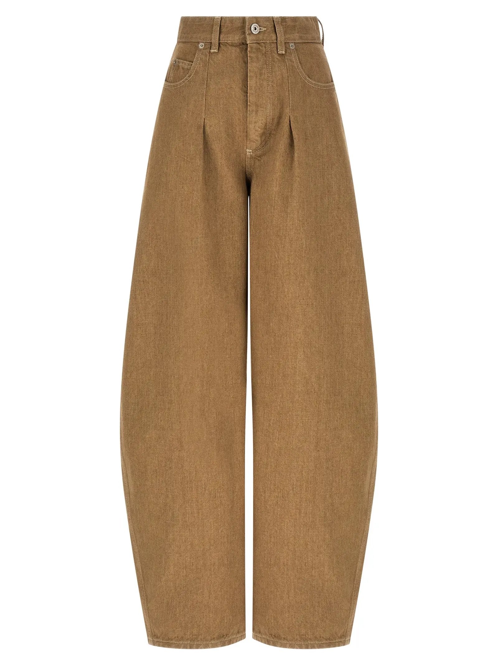 Jacquemus Beige Cotton Jeans Denim