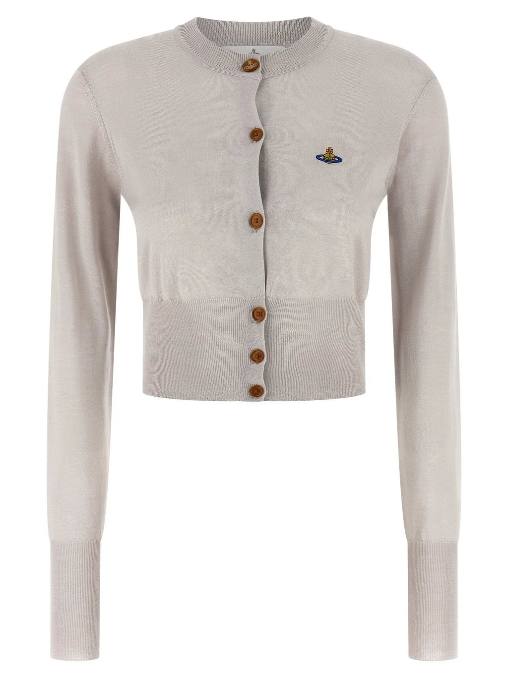 Vivienne Westwood Gray Wool Cardigan