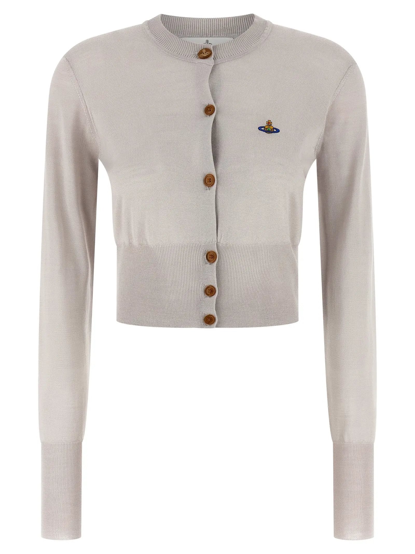 Vivienne Westwood Gray Wool Cardigan