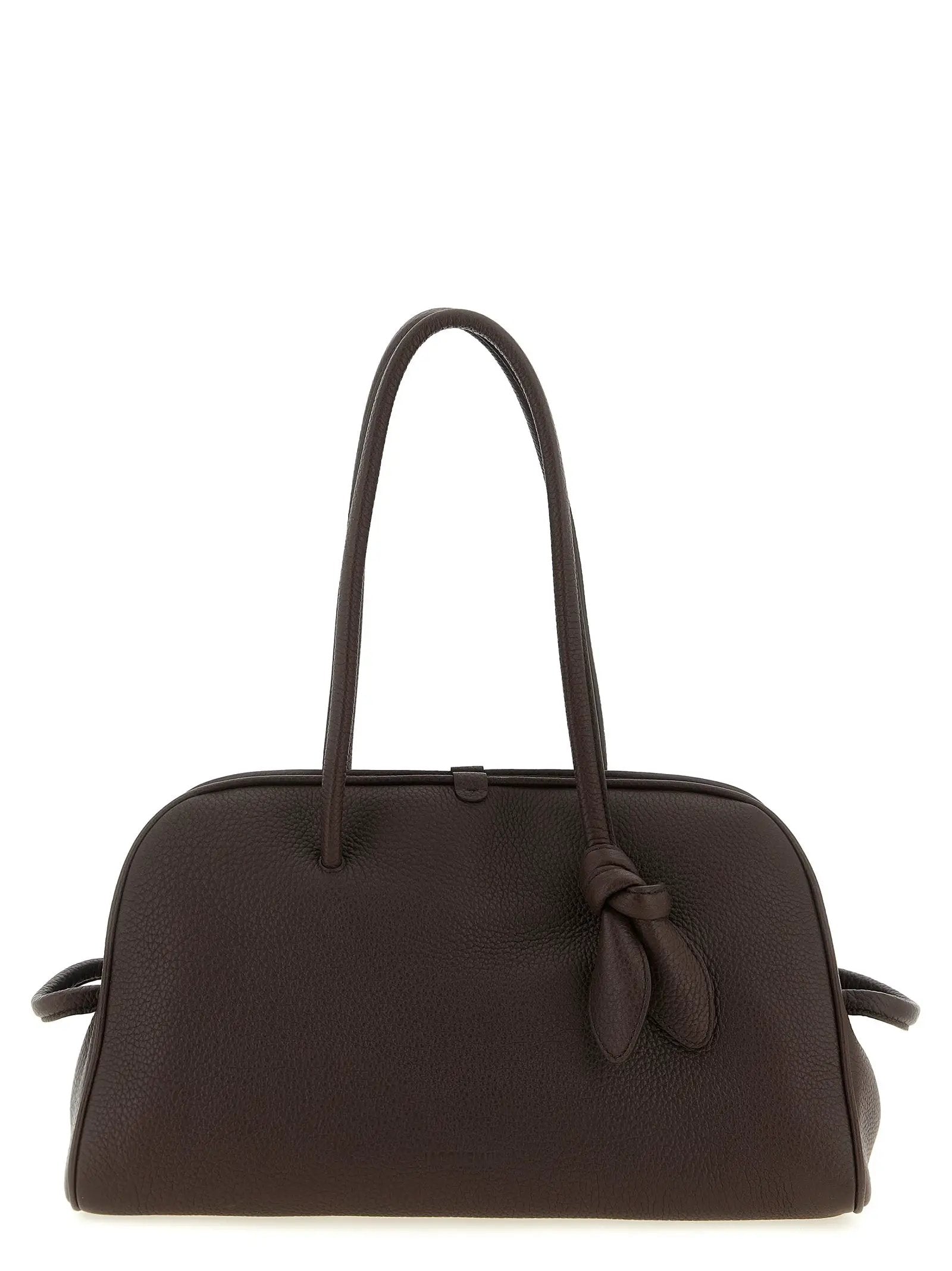 Jacquemus Brown Calfskin Shoulder Bag