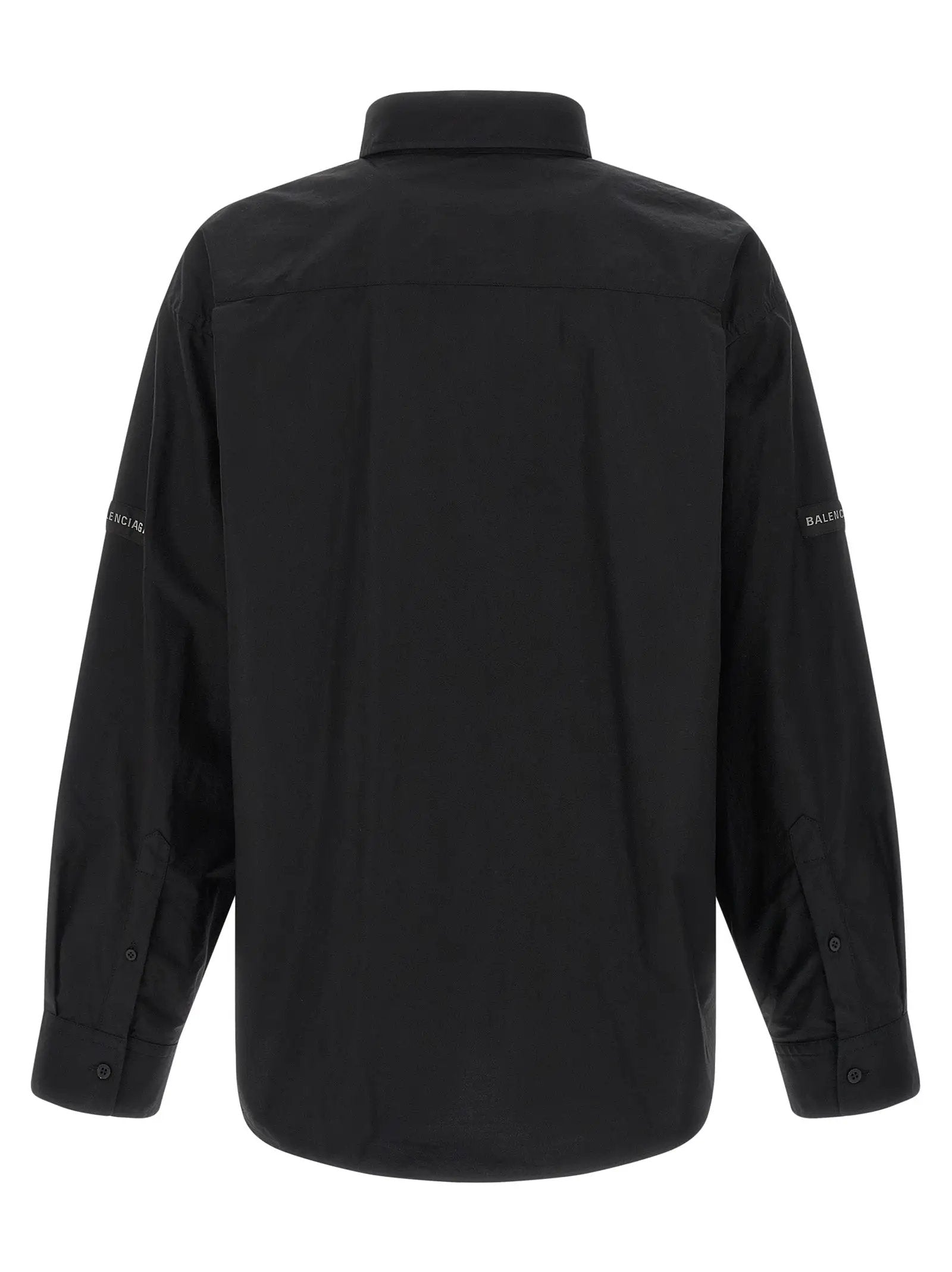Balenciaga Black Cotton Blouse