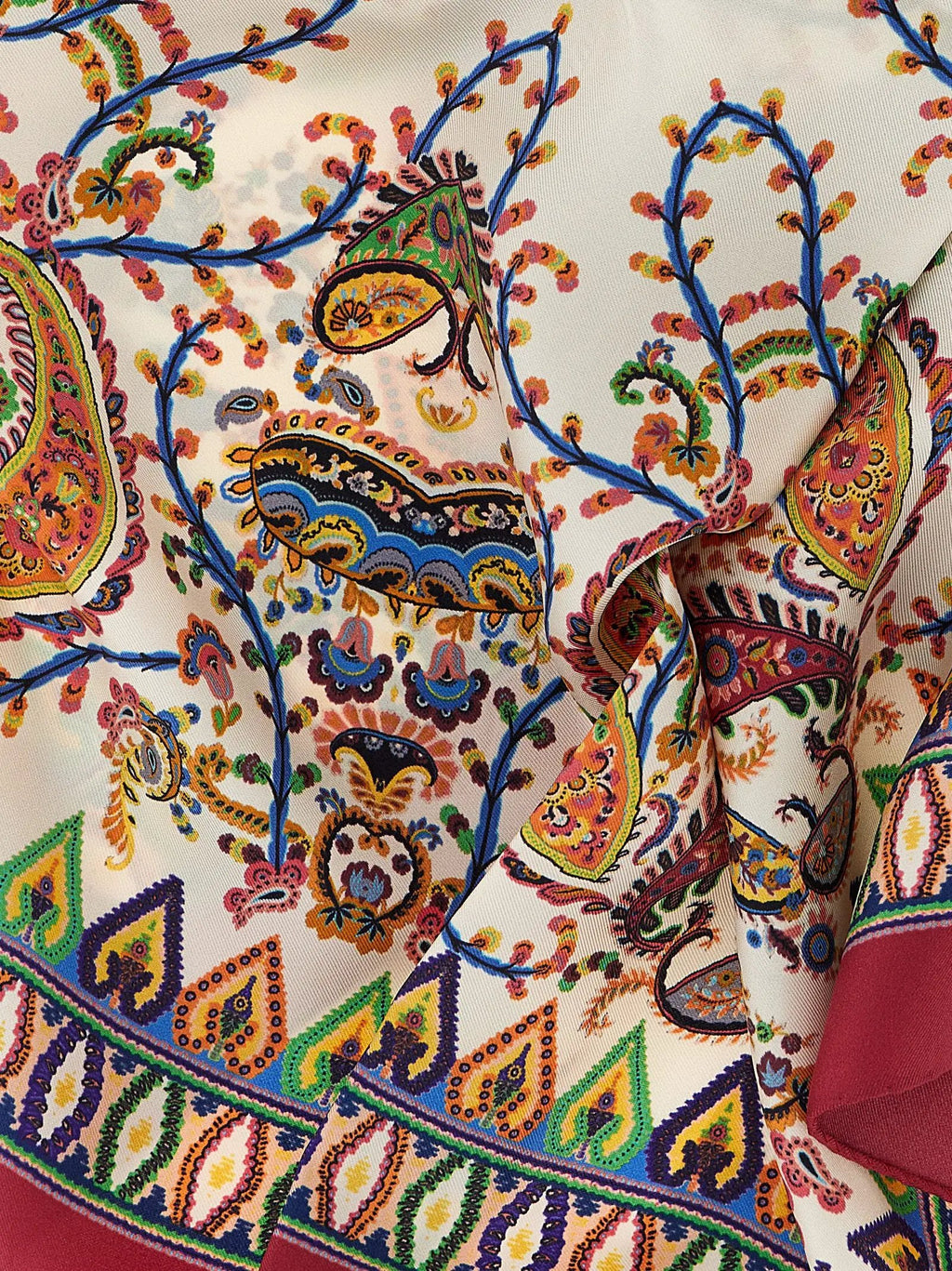 Etro Multicolor Silk Foulard