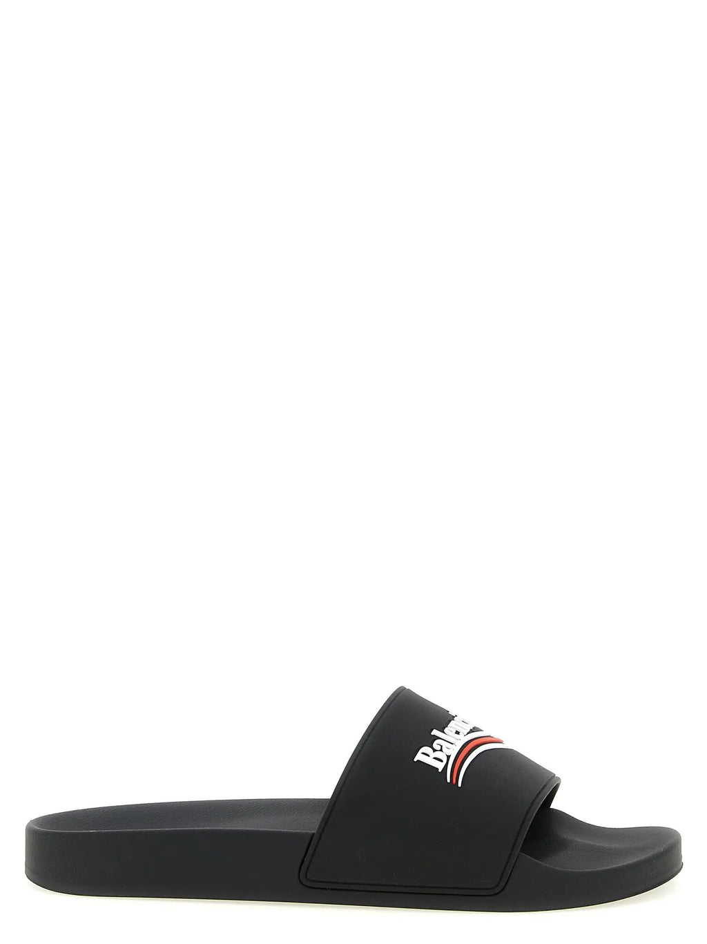 Balenciaga Black Plastic Slides