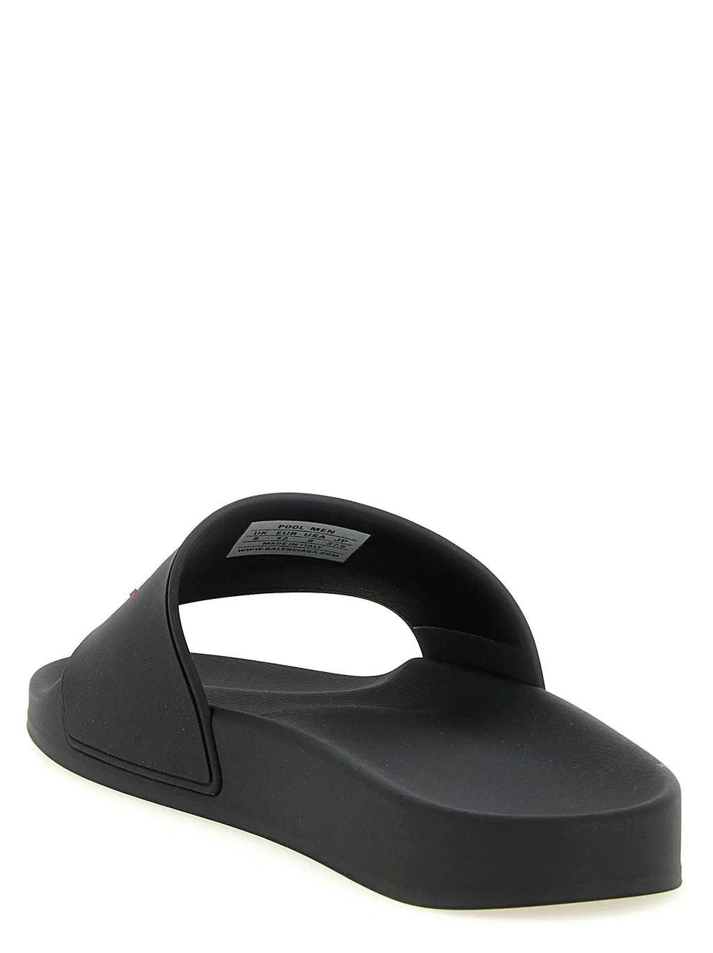 Balenciaga Black Plastic Slides