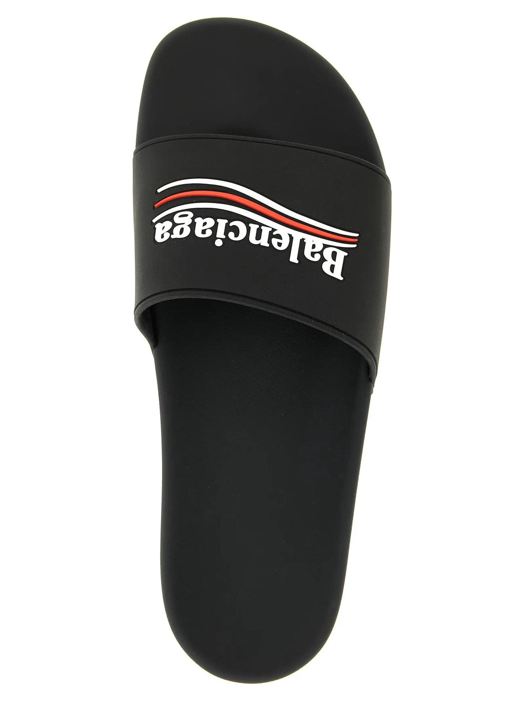 Balenciaga Black Plastic Slides