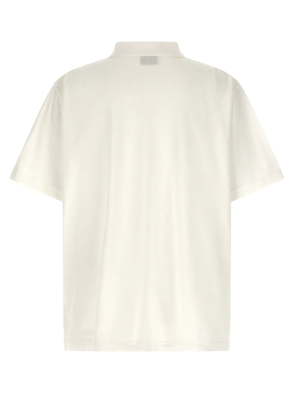 Balenciaga White Cotton Polo Shirt