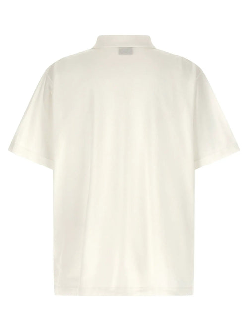 Polo Balenciaga en coton blanc