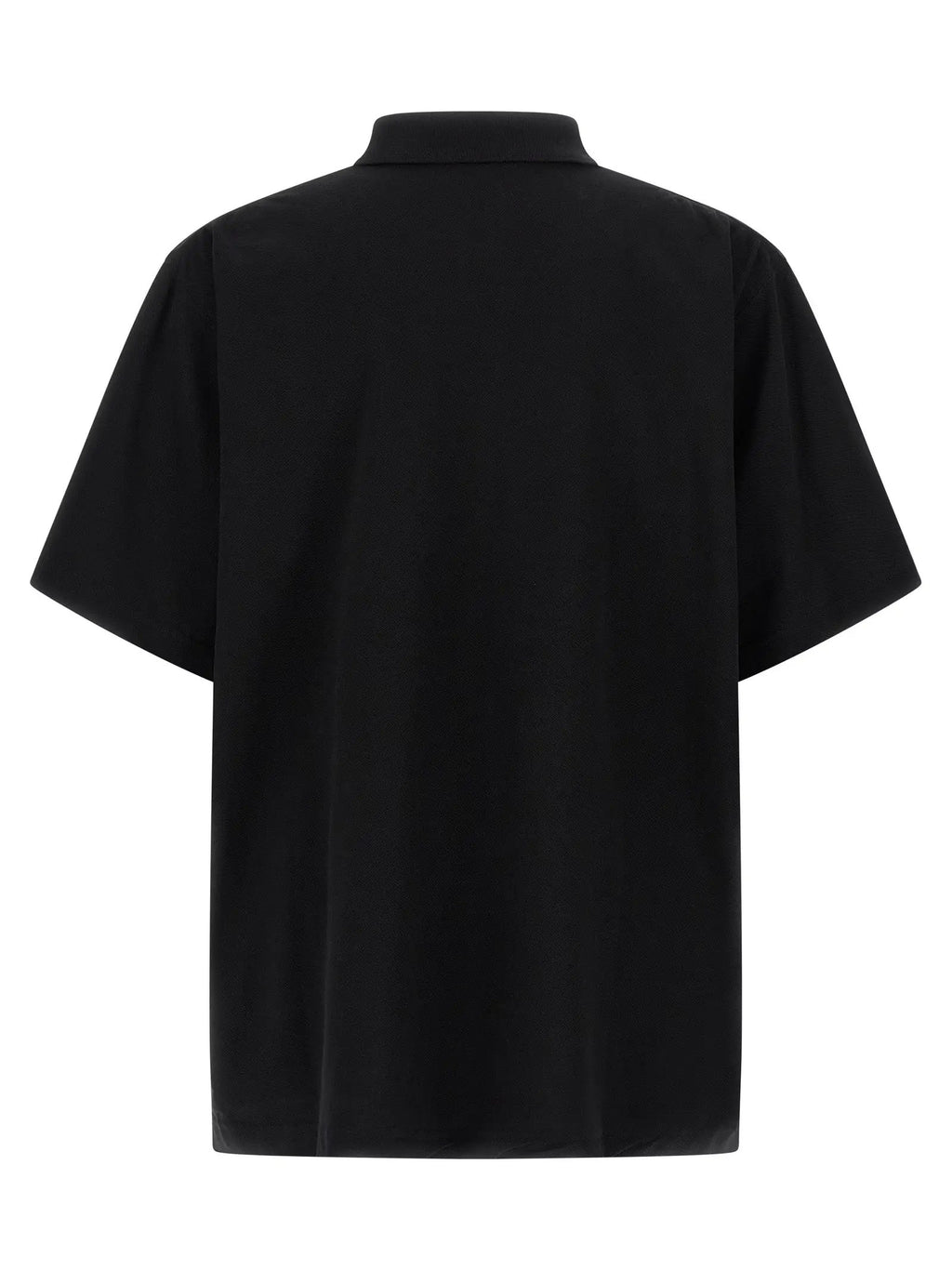 Balenciaga Black Cotton Polo Shirt