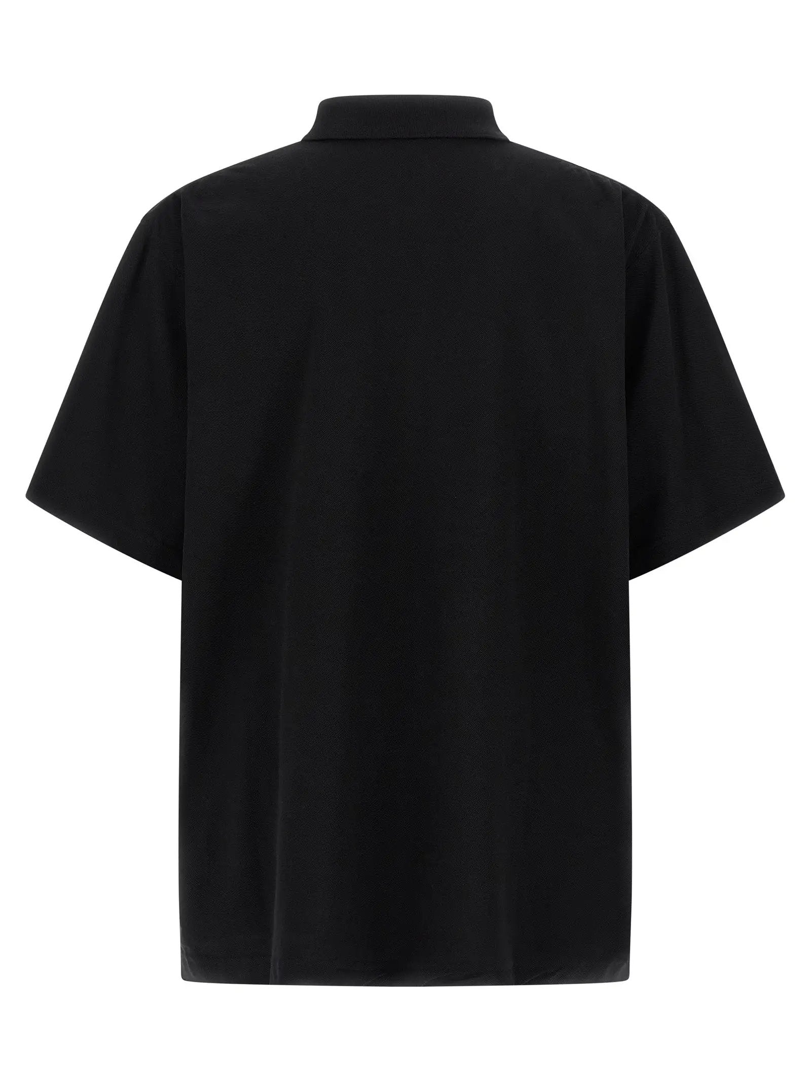 Balenciaga Black Cotton Polo Shirt