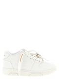 Off-White Orange Plastic Athletic Sneakers