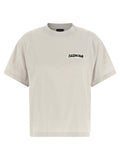 Balenciaga Gray Cotton T-Shirt