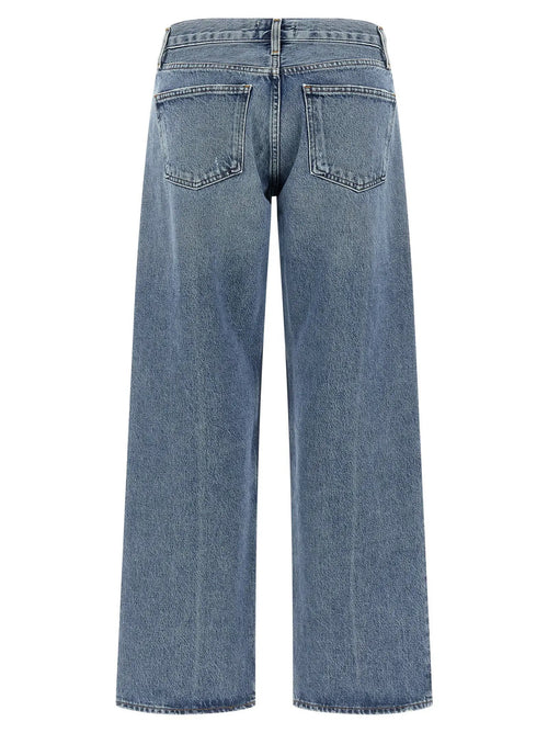 Jean droit en coton bleu Agolde