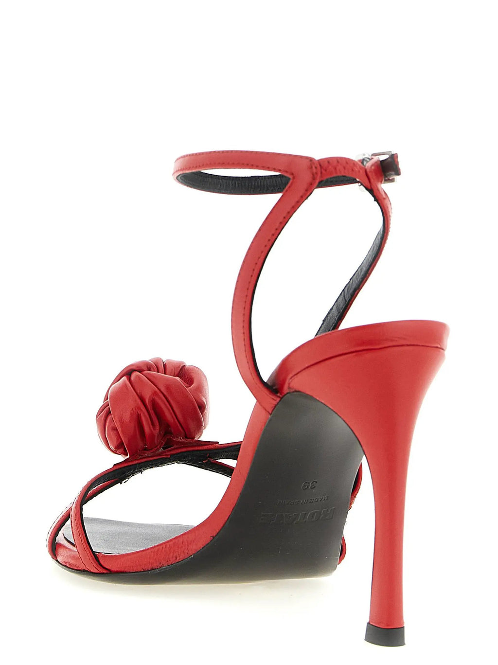 ROTATE BIRGER CHRISTENSEN Multicolor Calfskin Stiletto Heel Sandals
