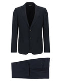 ZEGNA Blue Wool Two-Piece Suit
