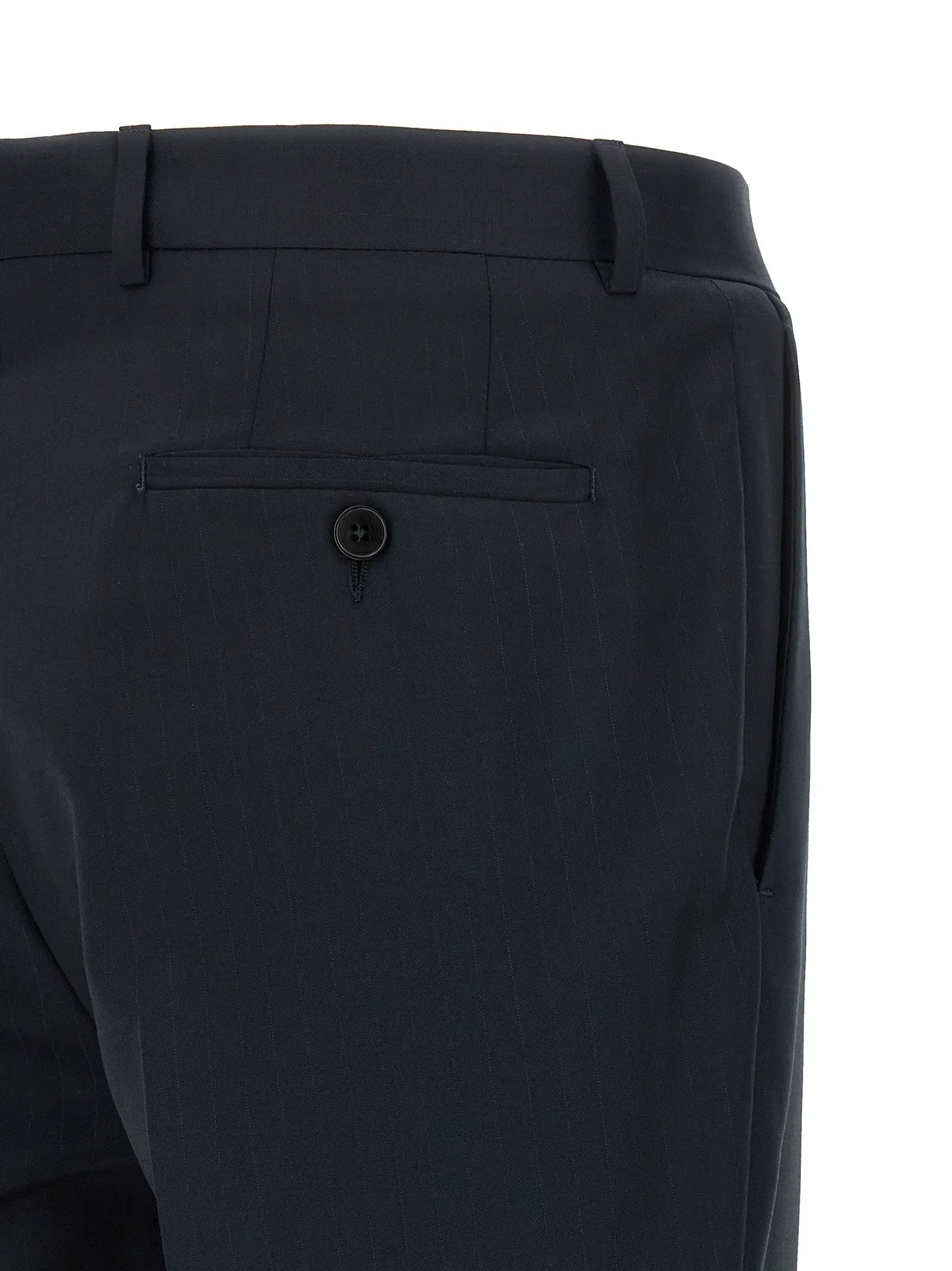 ZEGNA Blue Wool Two-Piece Suit