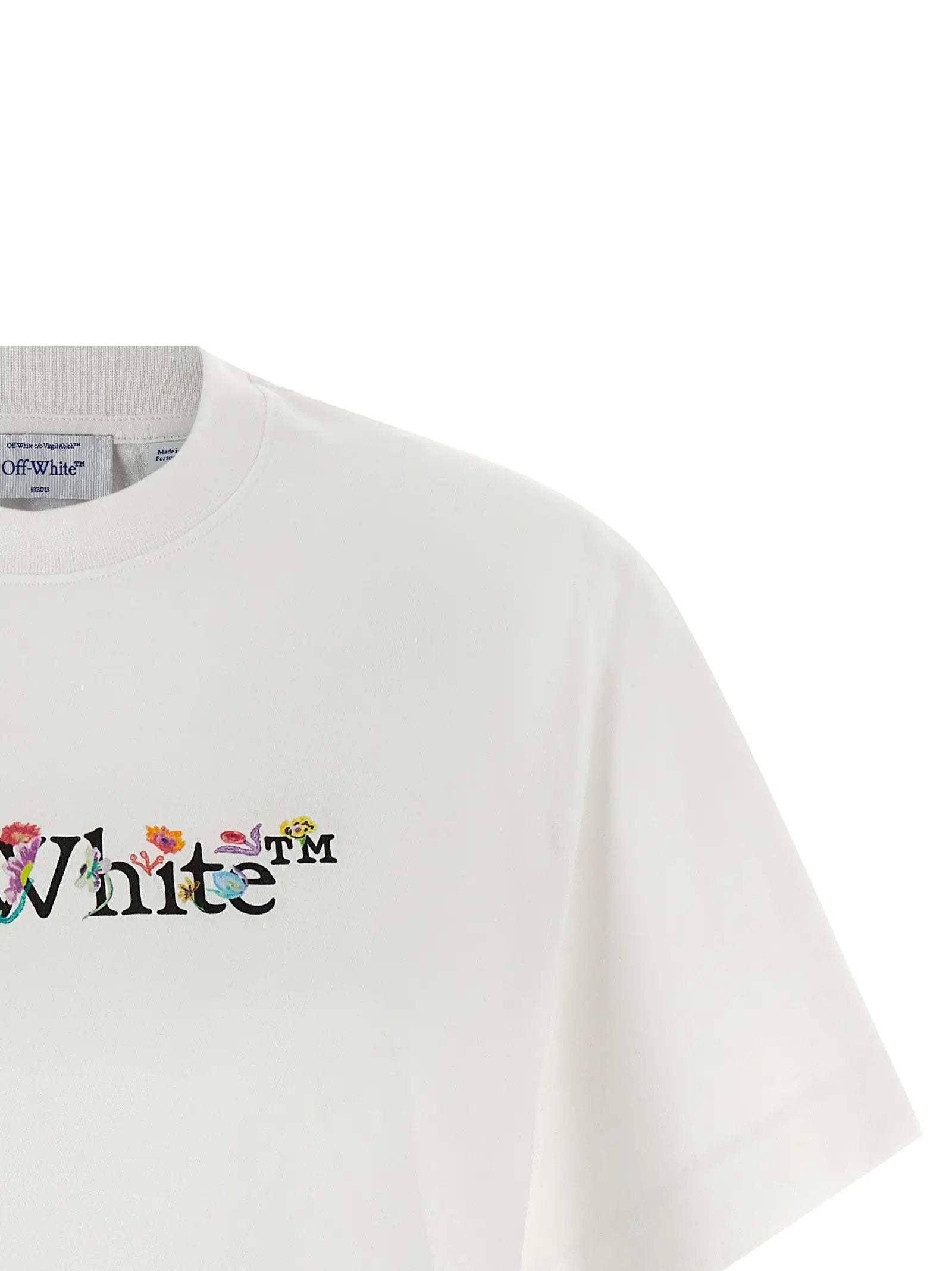 Off-White White Cotton T-Shirt