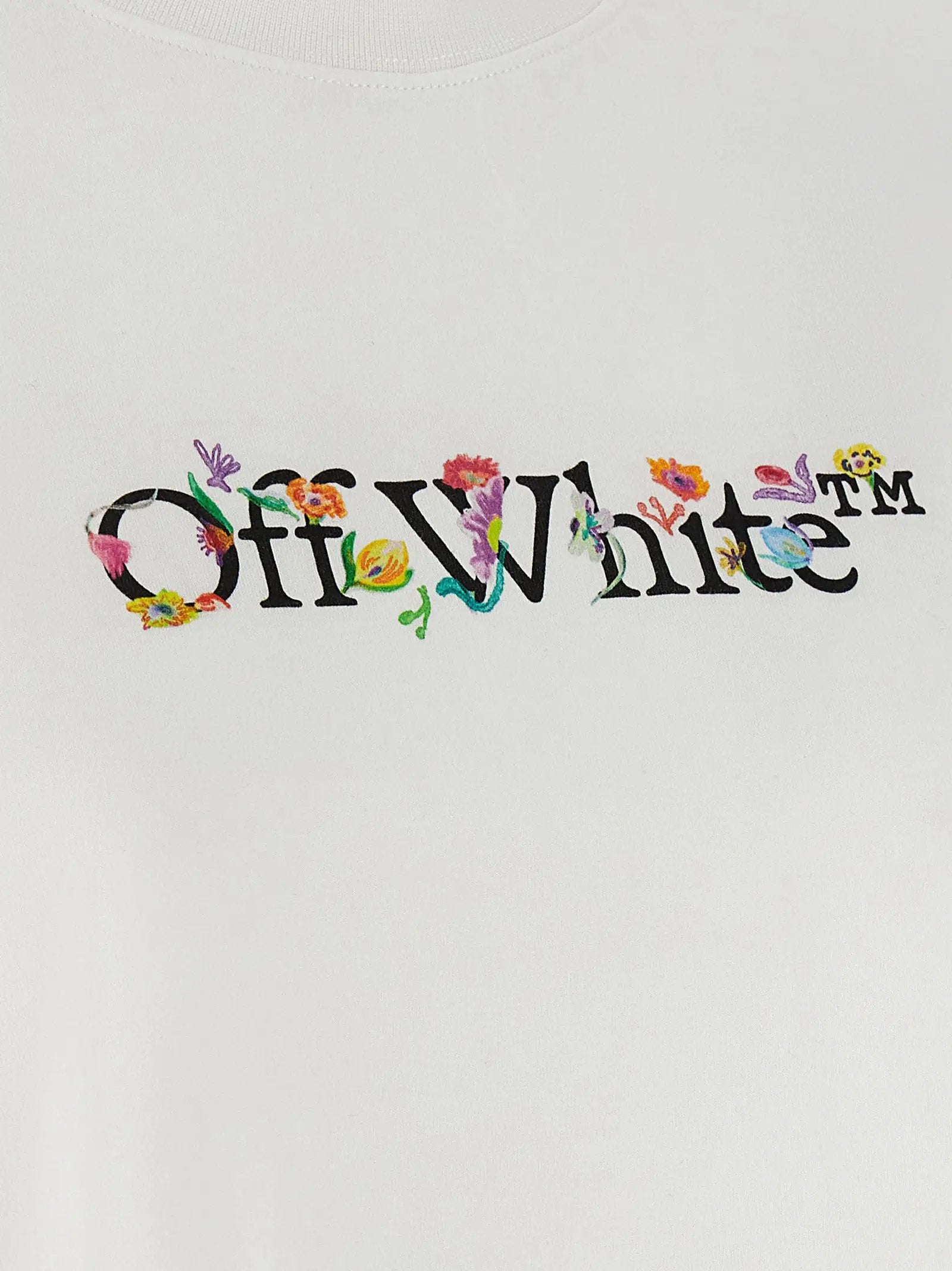 Off-White White Cotton T-Shirt