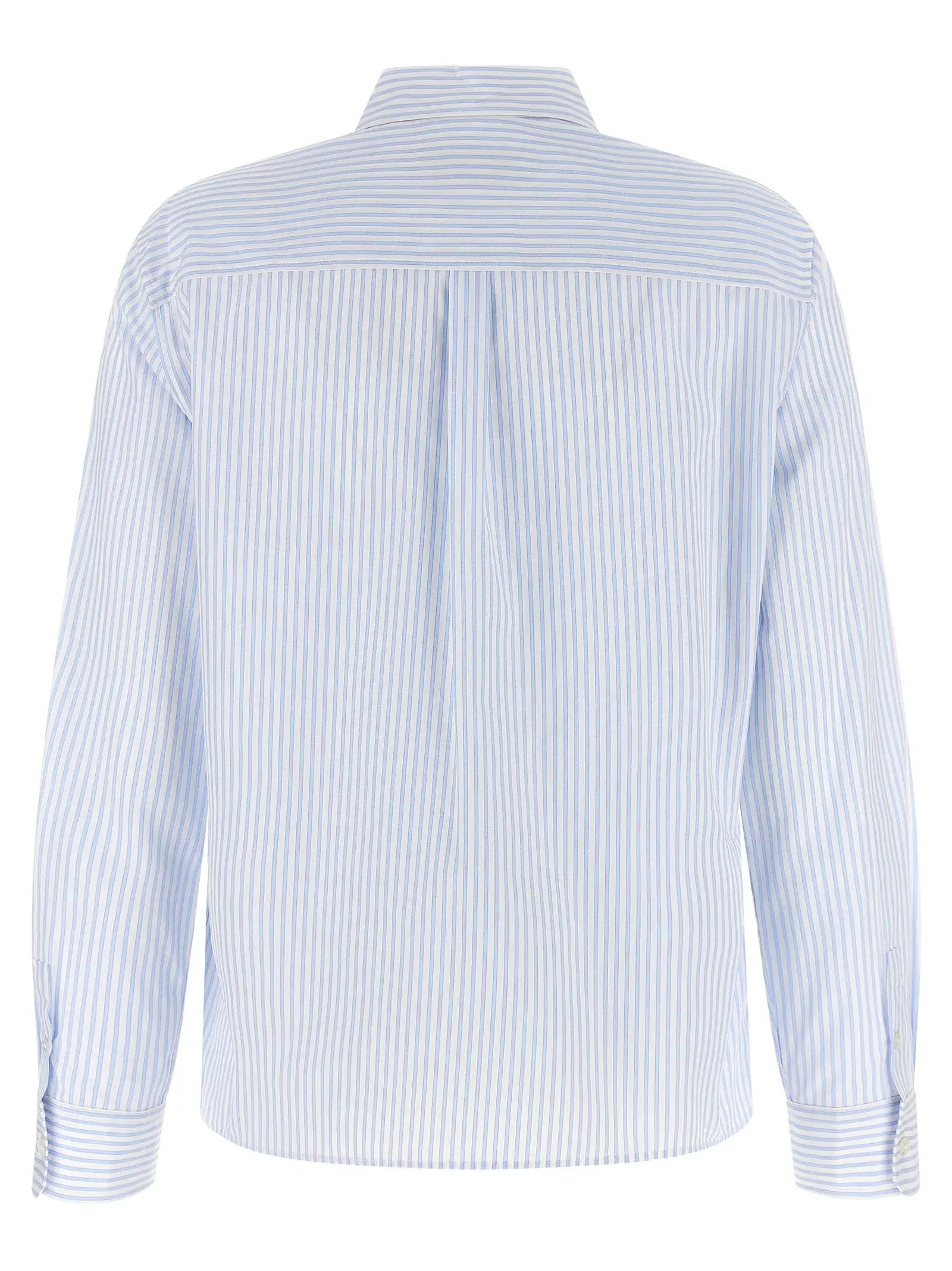 Max Mara Blue Cotton Blouse