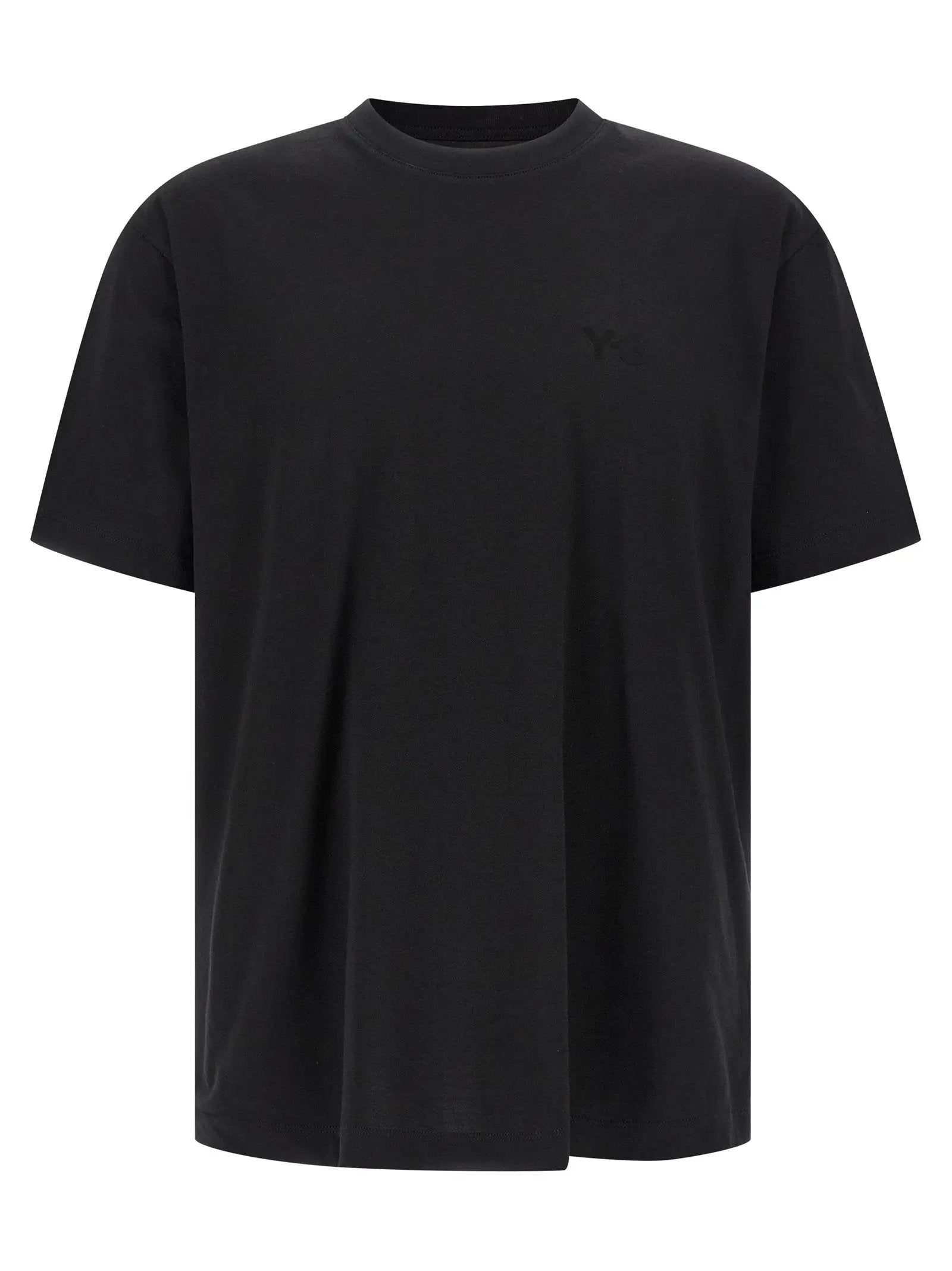 Y-3 Black Cotton T-Shirt