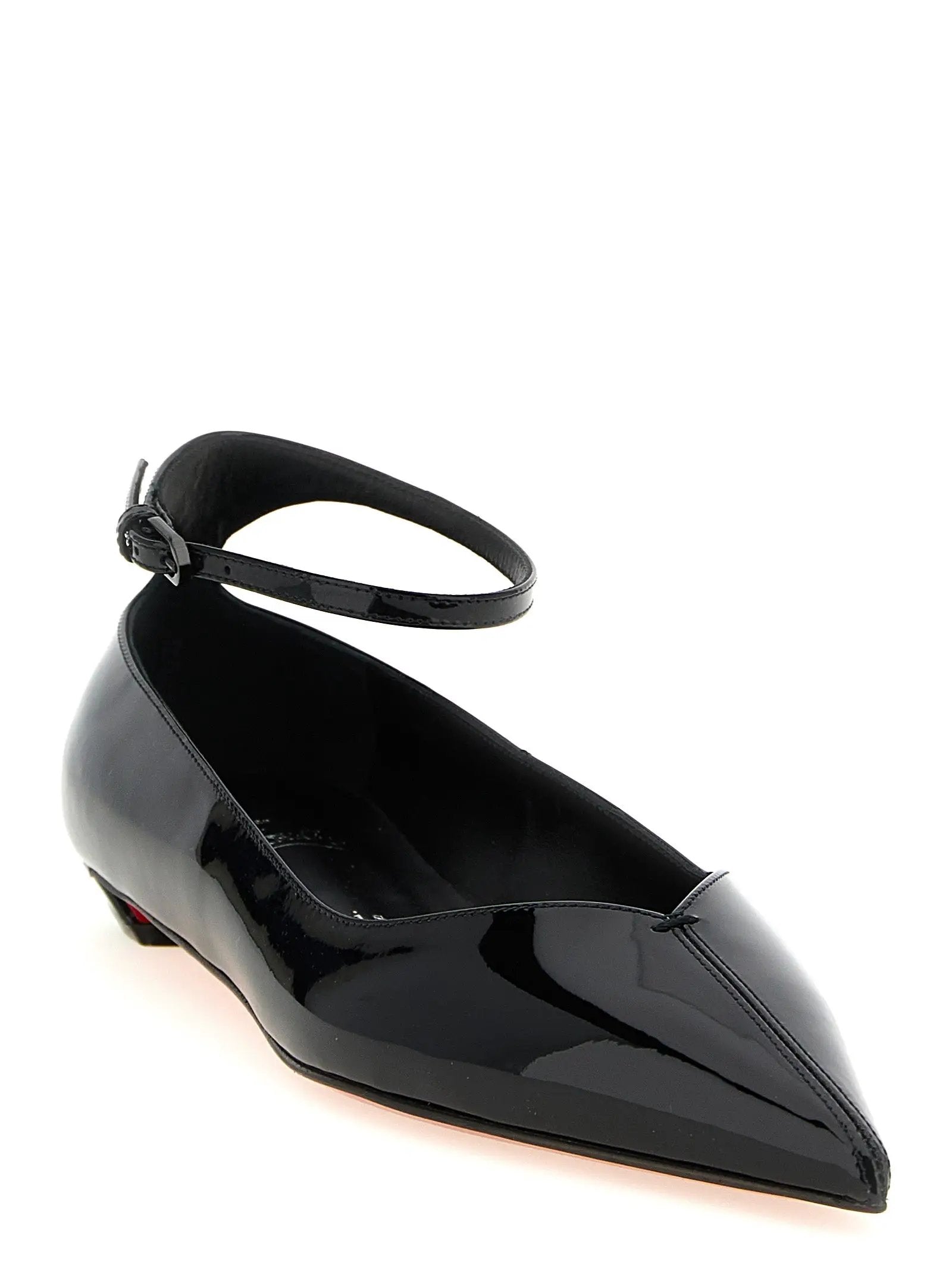Christian Louboutin Black Calfskin Ballet Flats