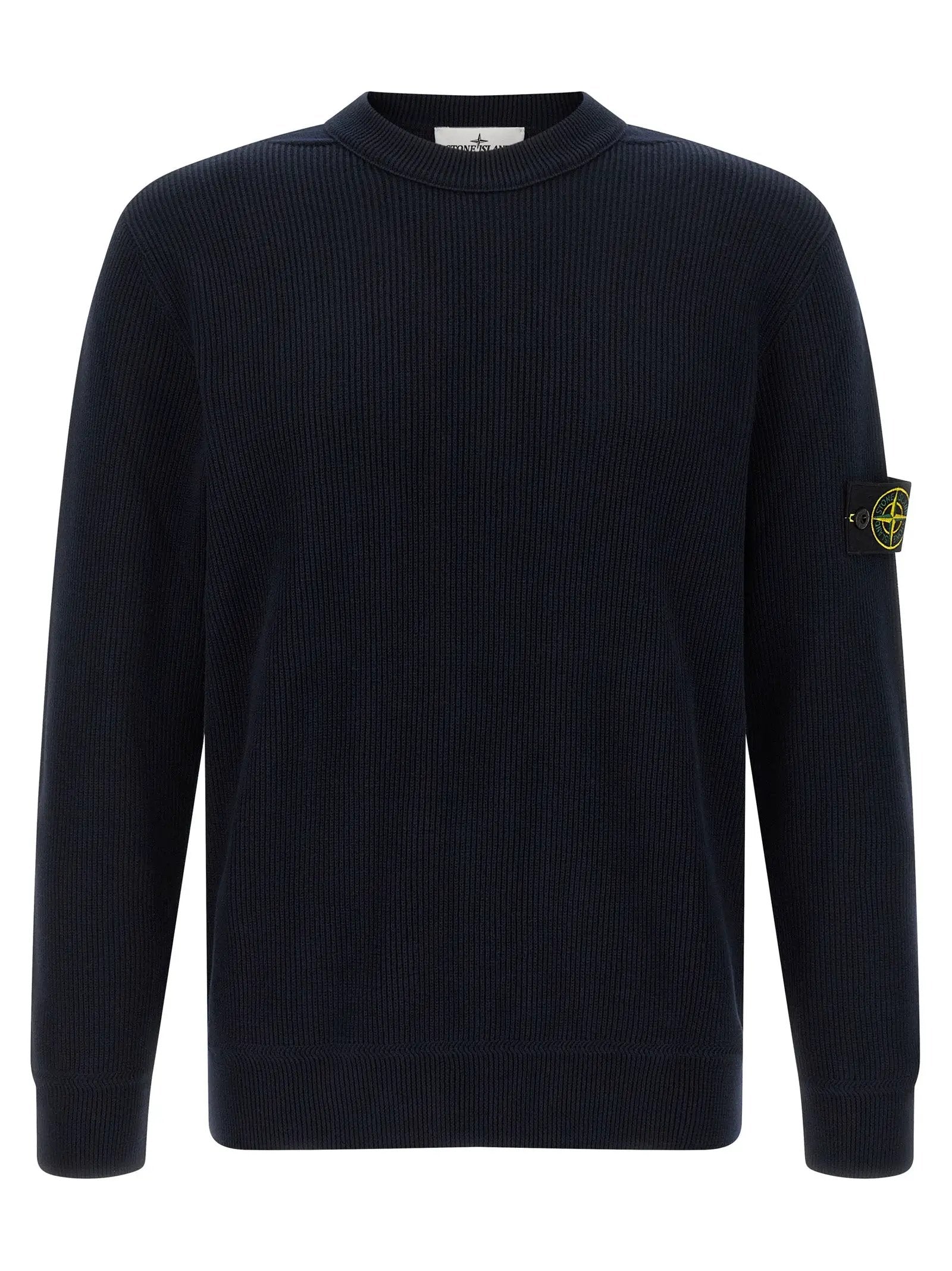 Stone Island Blue Cotton Cardigan
