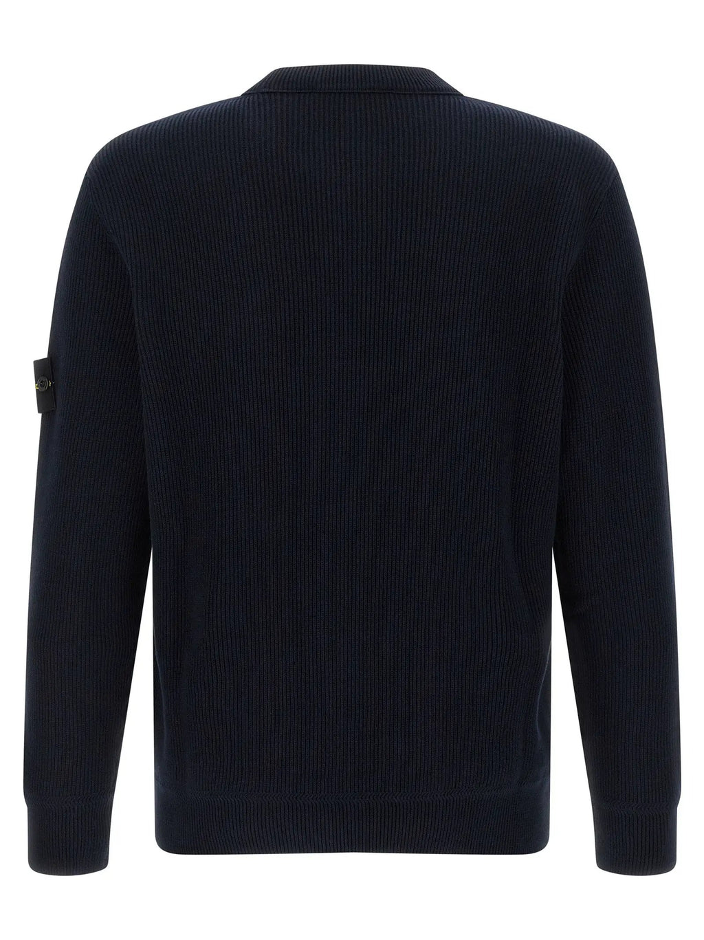 Stone Island Blue Cotton Cardigan