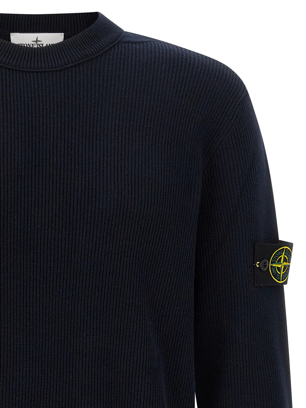 Stone Island Blue Cotton Cardigan
