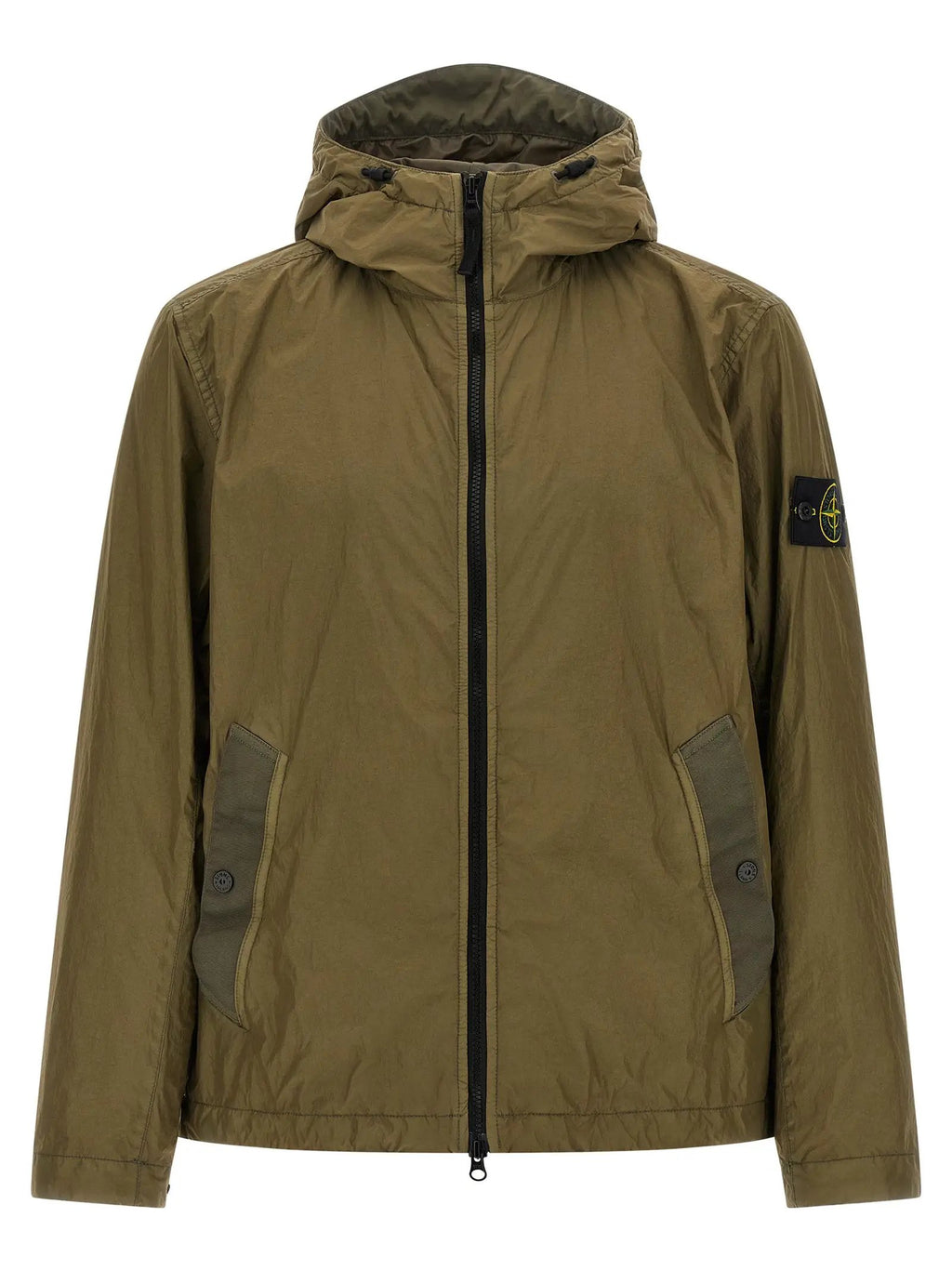 Stone Island Bicolor Polyamide Shell Jacket