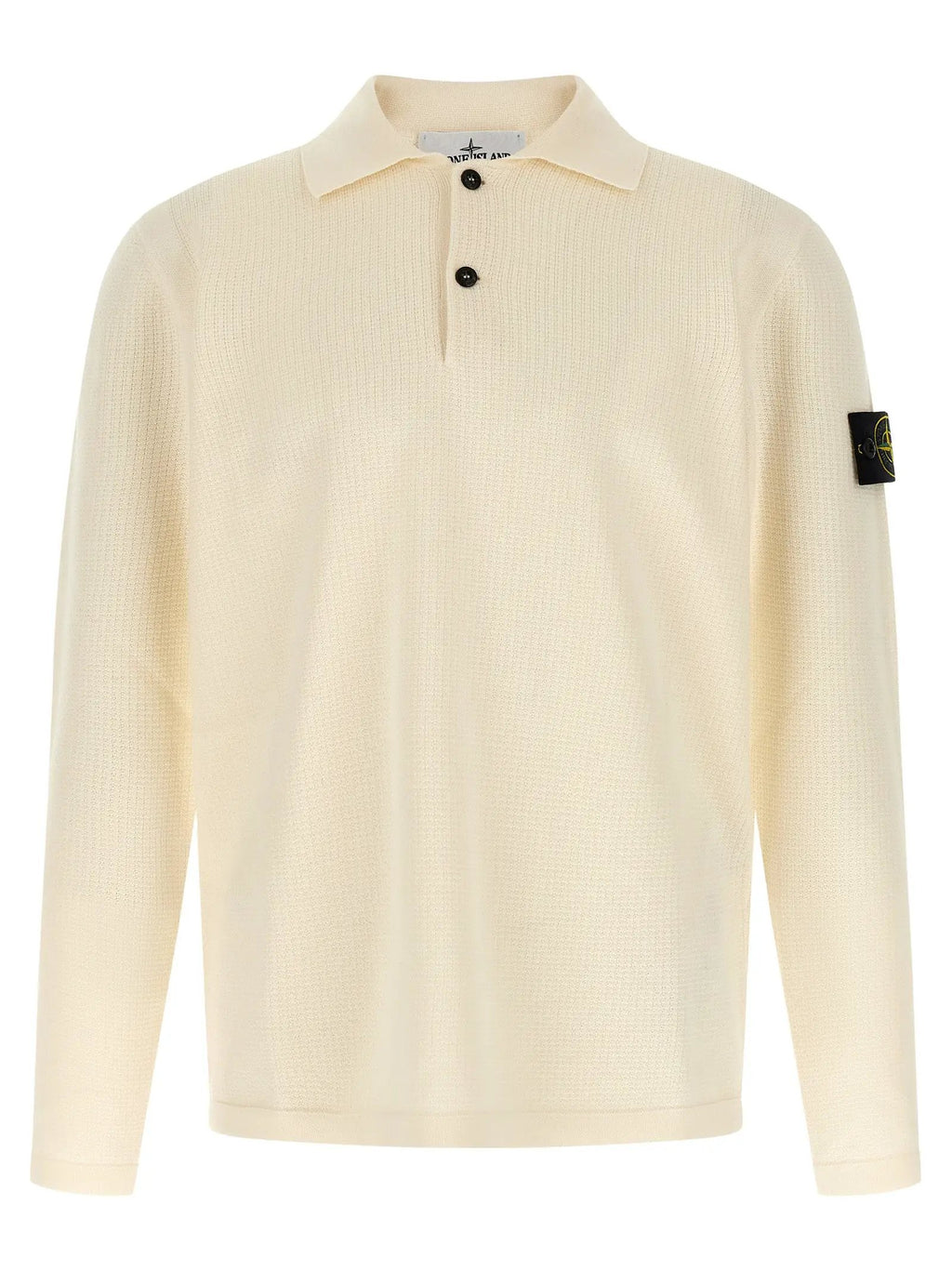 Stone Island Beige Cotton Polo Shirt