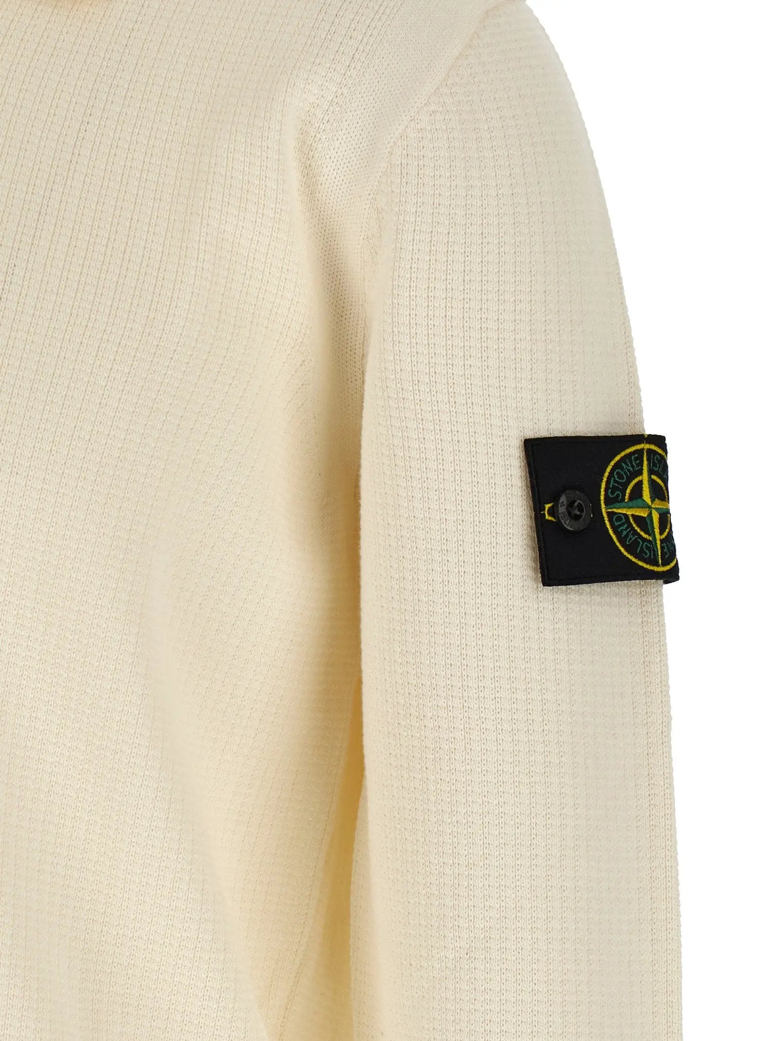 Stone Island Beige Cotton Polo Shirt