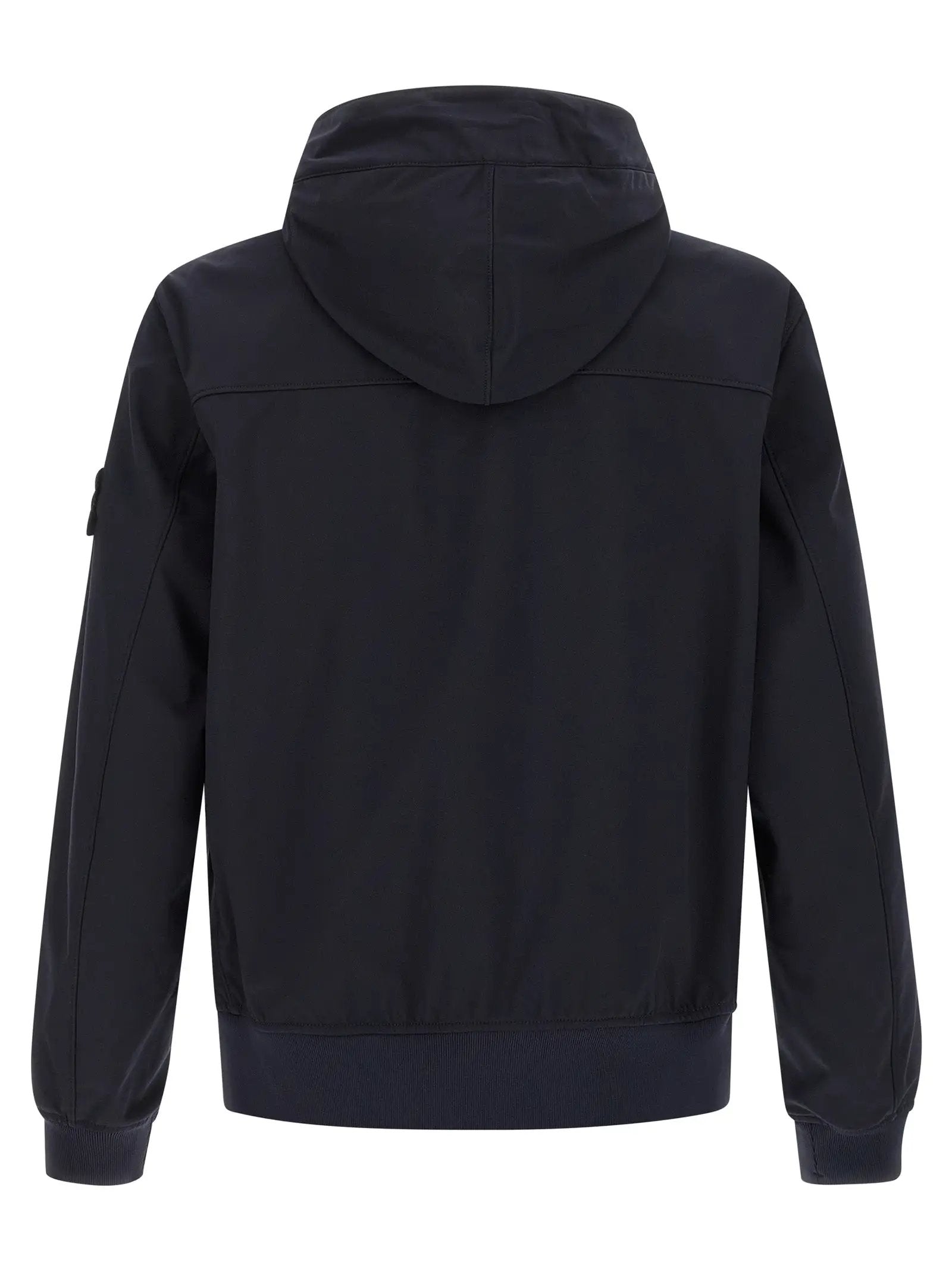 Stone Island Blue Polyester Shell Jacket