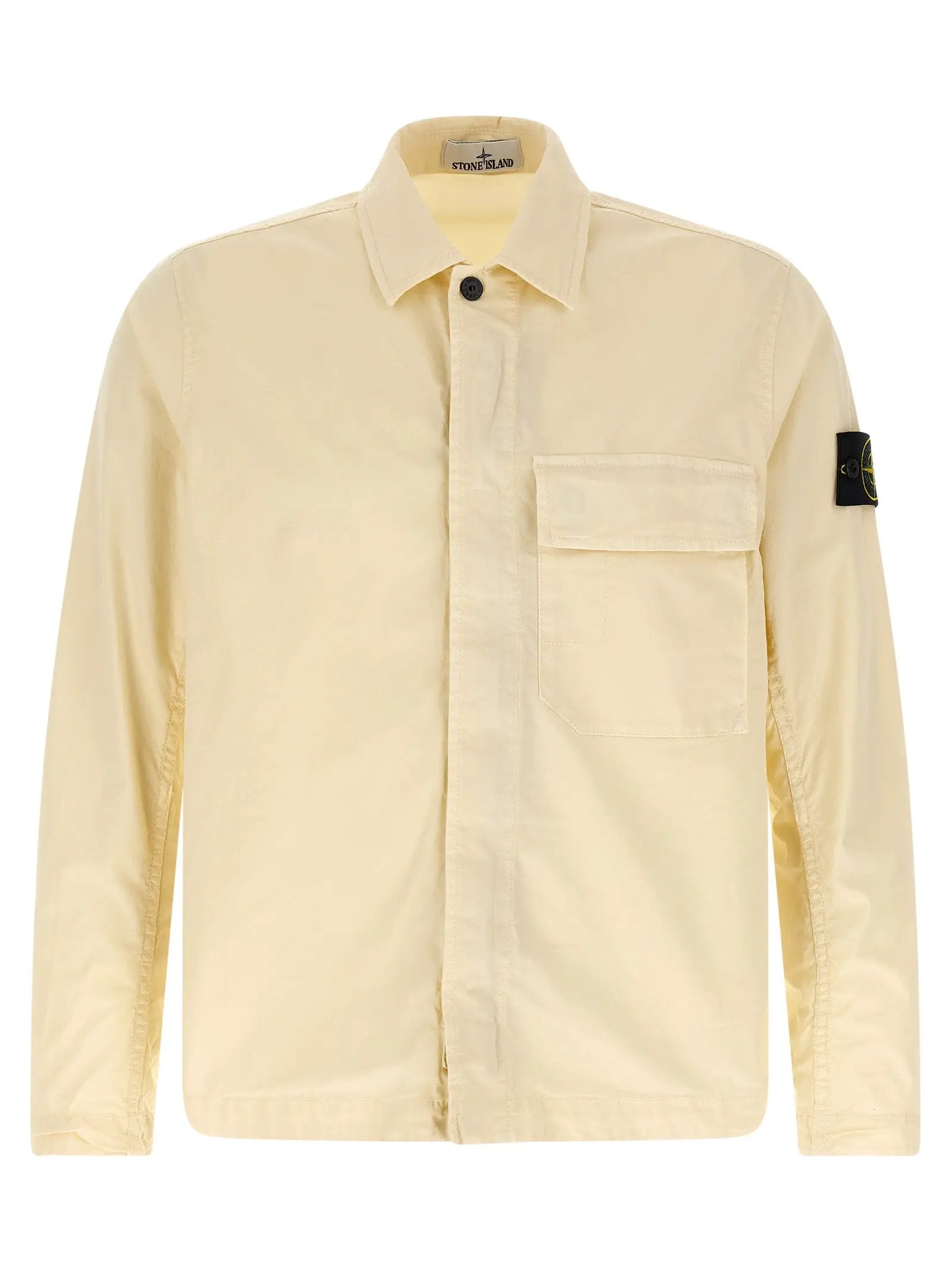 Stone Island Beige Cotton Blouse