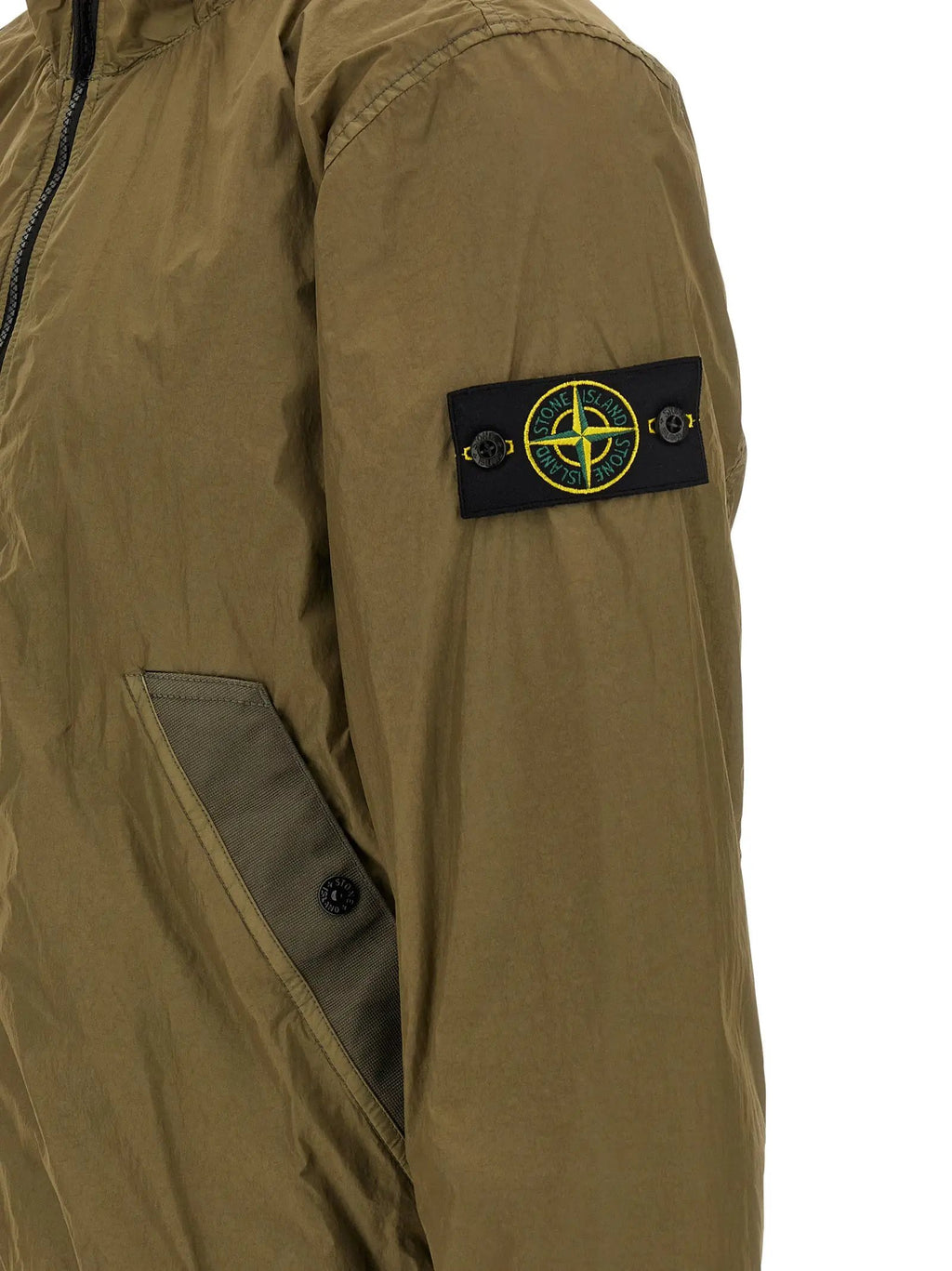 Stone Island Bicolor Polyamide Shell Jacket