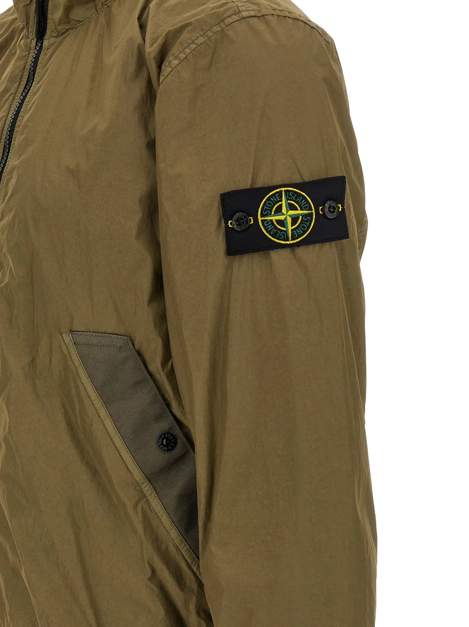 Stone Island Bicolor Polyamide Shell Jacket